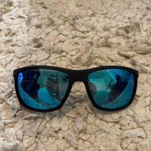 Men’s Polarized Black & Blue Sunglasses